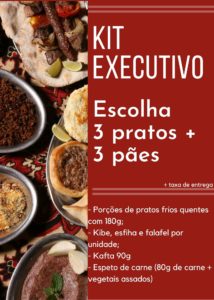 Black and Red Photo Grid Food Flyer